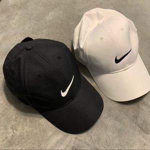 two nike caps